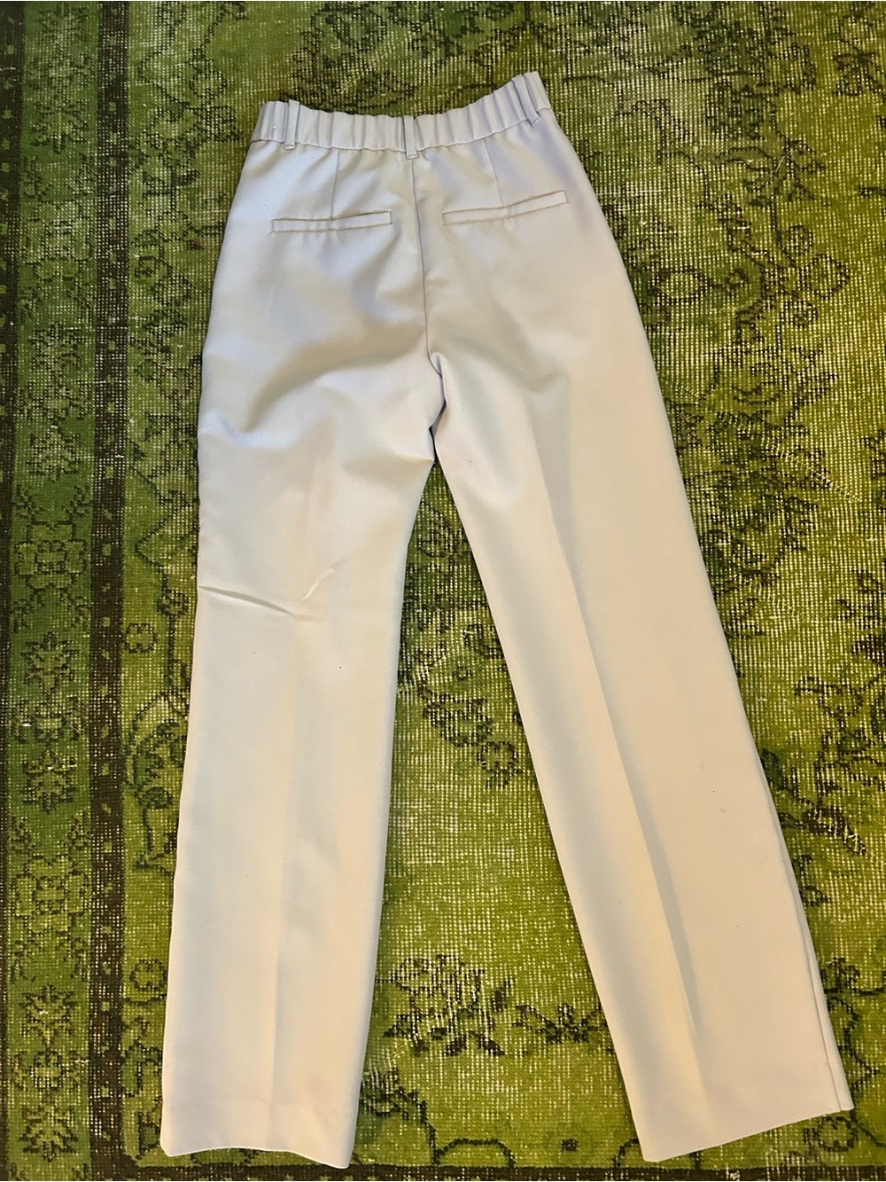 Abercrombie & Fitch Women's Cream Sloane Tailored Wide Leg Pant - Picture 2 of 3